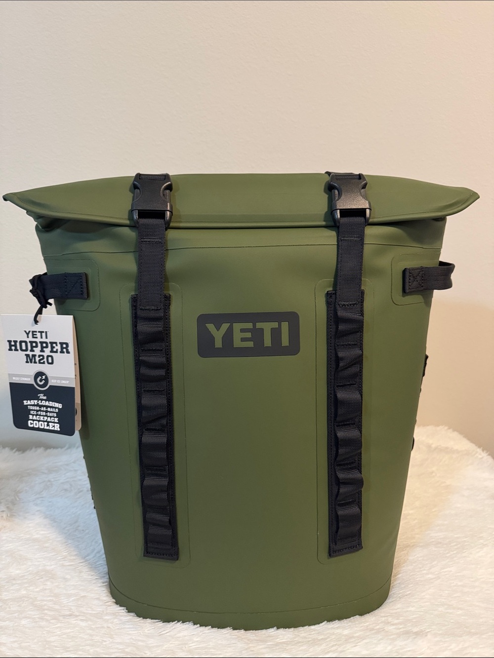 YETI Hopper M20 Soft Backpack Cooler - Color: Olive